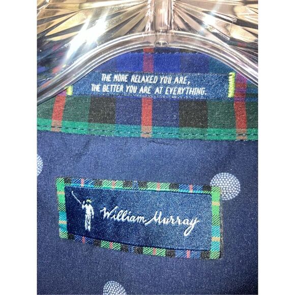 446. William Murray button down collared short sleeve top XXL - Picture 2 of 3